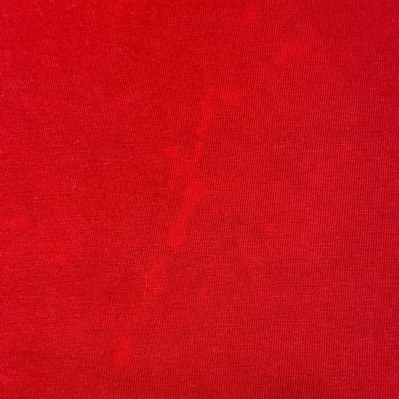 Guess 90s slim fit red tee with triangle patch logo - Picture 9 of 11